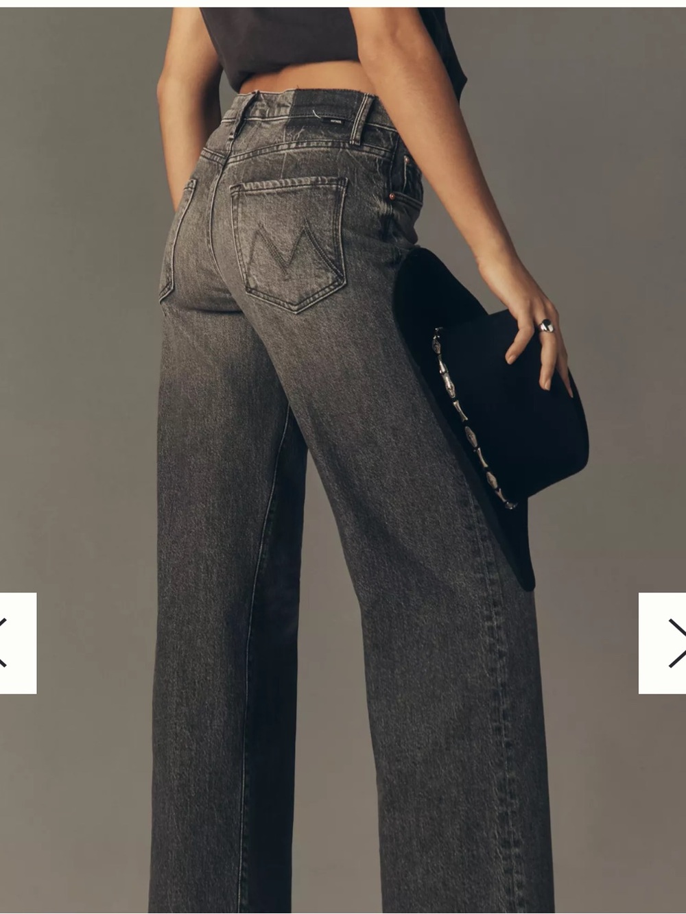 MOTHER The Maven Ankle Mid-Rise Wide-Leg Jeans - Picture 3 of 11